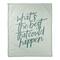 50" x 60" What's the Best That Could Happen Coral Fleece Blanket